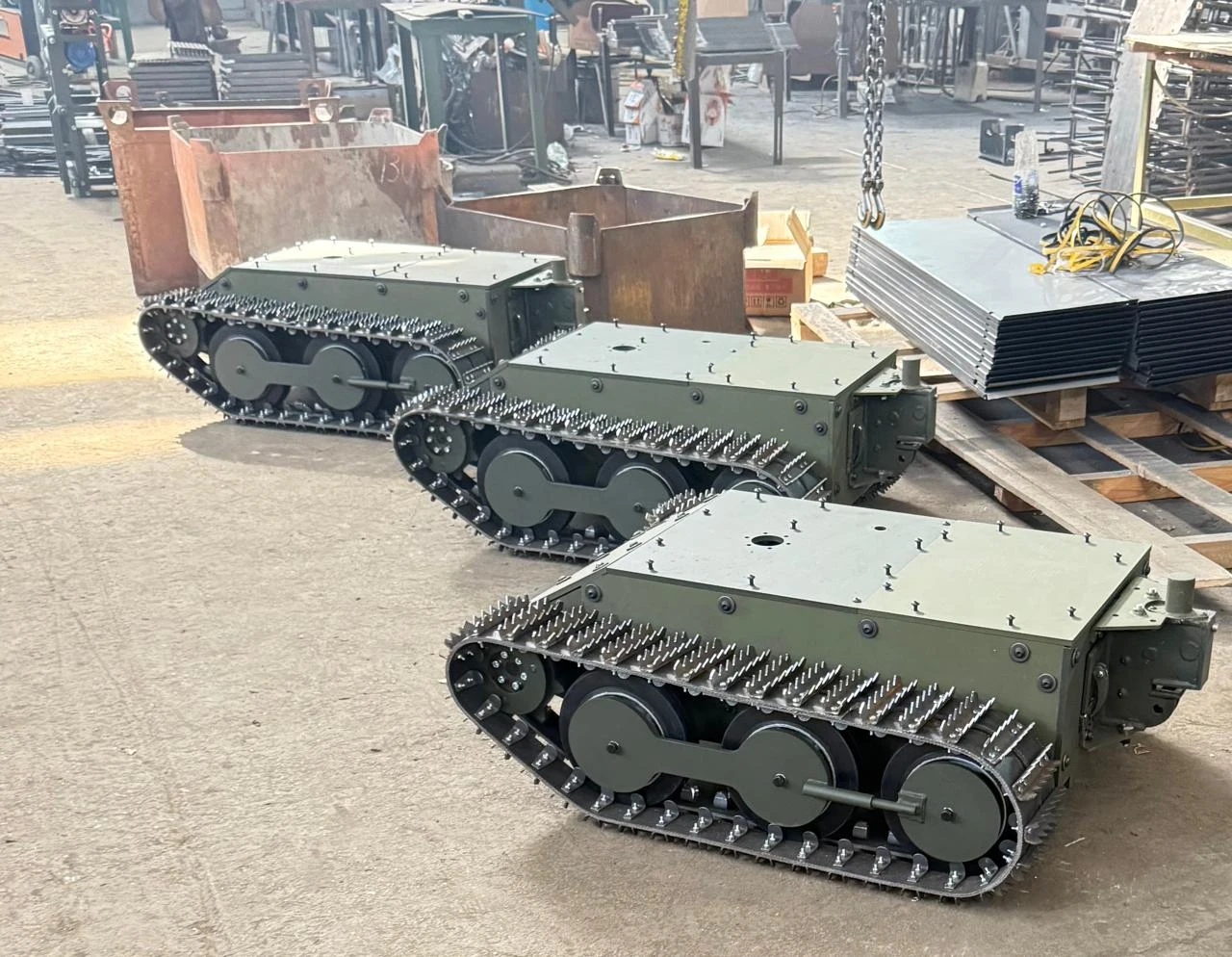 Цех з виробництва наземних дронів Vepr