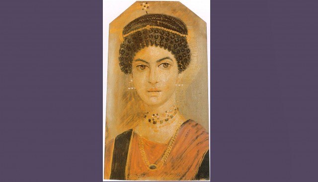 Фаюмський портрет жінки із зібрання Королівського музею Шотландії