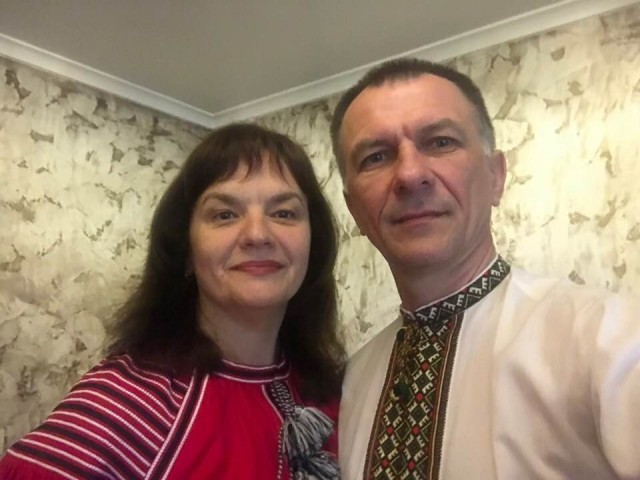 Павло Гащишин з дружиною