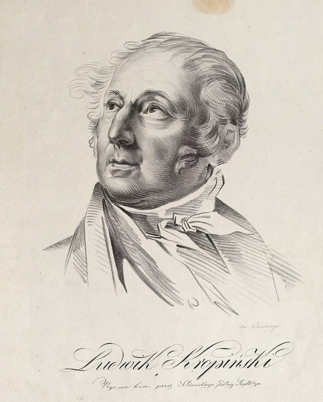 Людовик Кропинський, 1822 р.